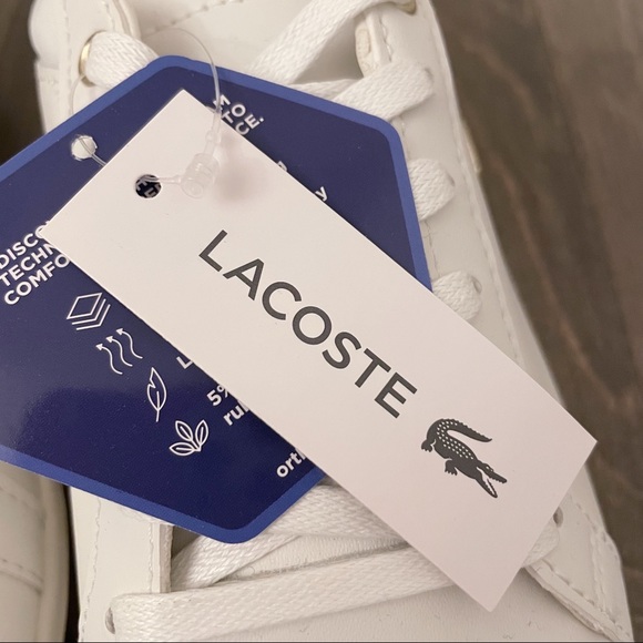Lacoste Women’s Sneakers with Gold Logo - Picture 7 of 7